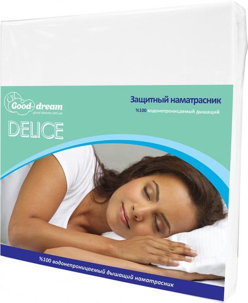 Наматрацник Good-Dream Delice Водонепроникний натяжний з бортом 70х130 (GDDF070130) &mdash; Morfey.ua
