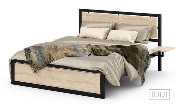 Двуспальная кровать Метакам Техас (Texas) 180x190 см Коричневый — Morfey.ua