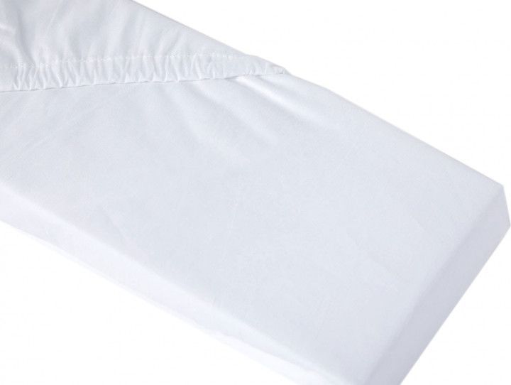 Простынь на резинке Good-Dream Сатин White 90x190 (GDSWSHEETF090190) &mdash; Morfey.ua