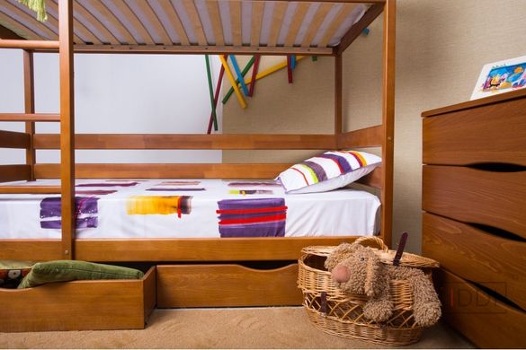 Двухъярусная кровать Олимп Амели 80x190 см Орех — Morfey.ua