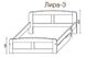 Кровать Лира-3 Темп-Мебель 80x190 см Без ниши