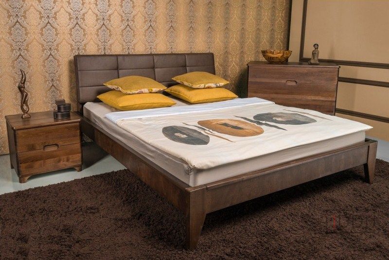 Полуторная кровать Олимп Дели 120x190 см Орех — Morfey.ua
