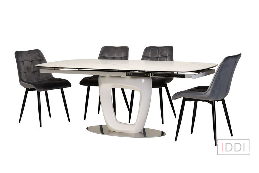 Керамічний стіл TML-825 білий мармур — Morfey.ua