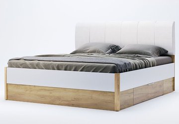 Ліжко Асті м'яка спинка з ящиками MiroMark 160x200 см Без каркасу — Morfey.ua