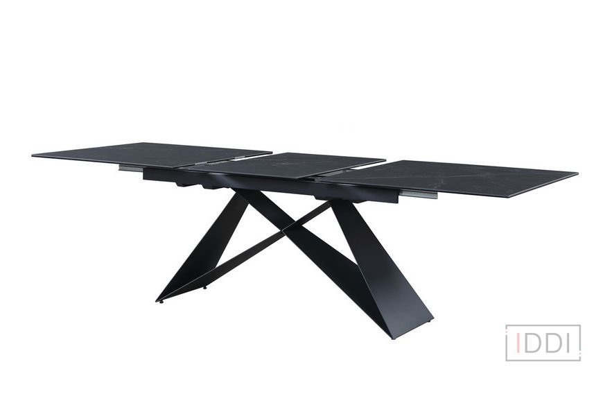 Керамічний стіл Бруно TML-880 неро маркіна + чорний — Morfey.ua