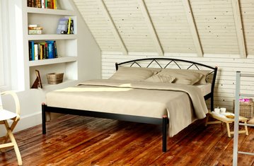 Односпальне ліжко Метакам Жасмин-1 (Jasmine-1) 80x190 см Білий — Morfey.ua