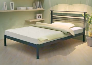 Односпальная кровать Метакам Лекс-1 (Lex-1) 80x190 см Белый — Morfey.ua
