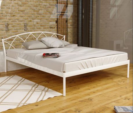 Односпальная кровать Метакам Жасмин-1 (Jasmine-1) 80x190 см Белый — Morfey.ua
