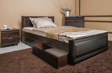 Ліжко Марго фільонка з ящиками Олімп 80x190 см — Morfey.ua