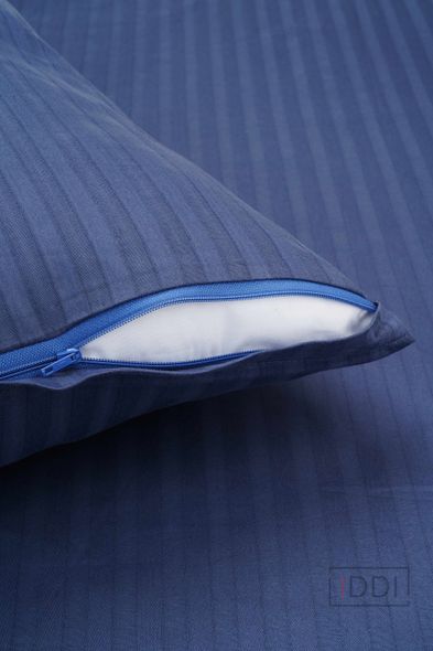 Комплект постільної білизни Good-Dream страйп-сатин Dark Blue Євро 200x220 (GDSSDBBS200220) — Morfey.ua