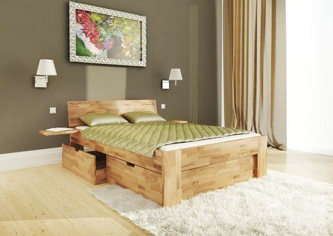 Кровать двуспальная b111 Mobler 180x200 см без ниши &mdash; Morfey.ua