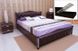 Полуторне ліжко Прованс з фрезеруванням (ромби) Олімп 120x190 см Горіх
