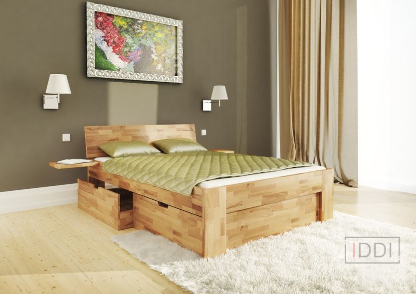 Ліжко двоспальне b111 Mobler 180x200 см без ниши — Morfey.ua