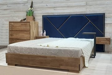 Кровать Слип-Таун Диагональ со вставками и тумбами Sergio Stalliere 160x200 см — Morfey.ua