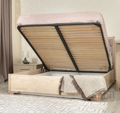 Полуторне ліжко Мілена Преміум з підйомною рамою Олімп 120x190 см Горіх — Morfey.ua