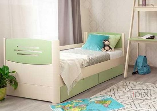 Класичне ліжко Олімп Марго Преміум без ніші 80x190 см Фісташка — Morfey.ua