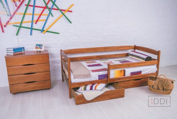Кровать-диван Олимп Марио с ящиками 70x140 см Бук под лаком — Morfey.ua