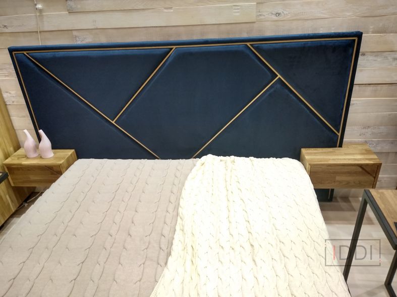 Ліжко Сліп-Таун Діагональ зі вставками і тумбами Sergio Stalliere 160x200 см — Morfey.ua