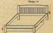 Кровать Ретро-4 Темп-Мебель 80x190 см Без ниши