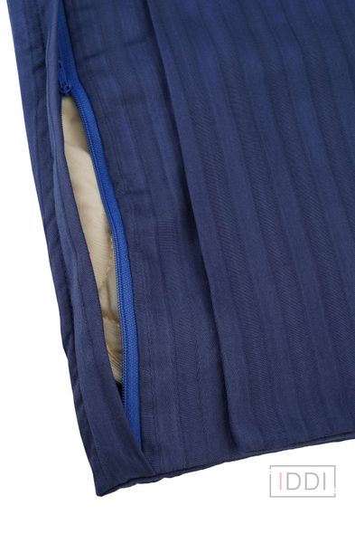 Комплект постельного белья Good-Dream страйп-сатин Dark Blue полуторный евро 160x220 (GDSSDBBS160220) — Morfey.ua