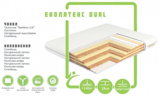 Матрац Еколатекс Dual Musson &mdash; Morfey.ua
