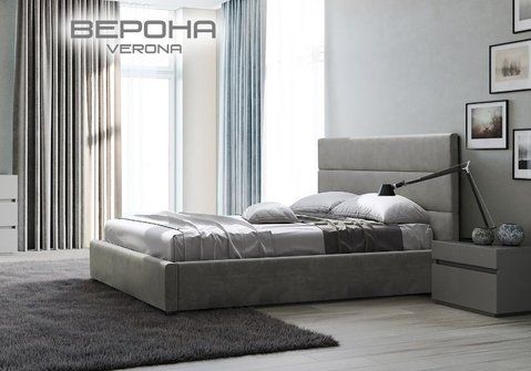 Кровать Верона Green Sofa 120x200 см Ткань 1-й категории &mdash; Morfey.ua