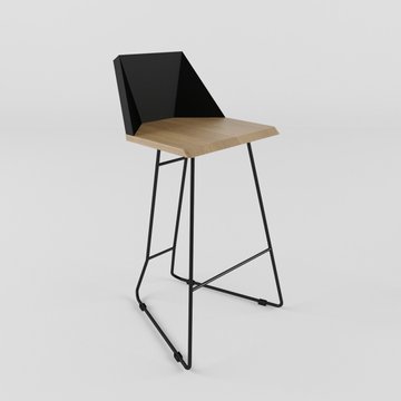 Барный стул Origami черный Esense — Morfey.ua