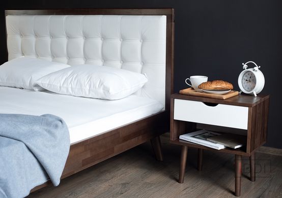 Полуторне ліжко Мілана Camelia Бук щит 120x190 см — Morfey.ua