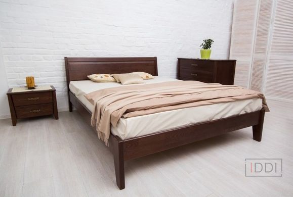 Полуторне ліжко Сіті без ізножья з фільонкою Олімп 120x190 см Горіх — Morfey.ua