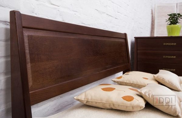 Полуторная кровать Олимп Сити Филенка без изножья 120x190 см Орех — Morfey.ua