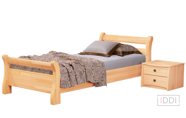 Односпальная кровать Эстелла Диана щит 80x190 см Орех темный — Morfey.ua