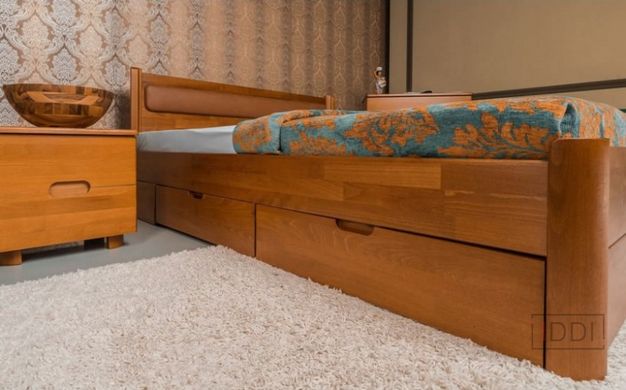 Односпальная кровать Олимп Марго мягкая с ящиками 80x190 см — Morfey.ua