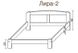Ліжко Ліра-2 Темп-Меблі 80x190 см