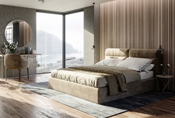 Полуторне ліжко Woodsoft Vancouver без ніші 140x190 см — Morfey.ua