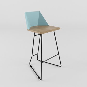Барный стул Origami голубой Esense — Morfey.ua
