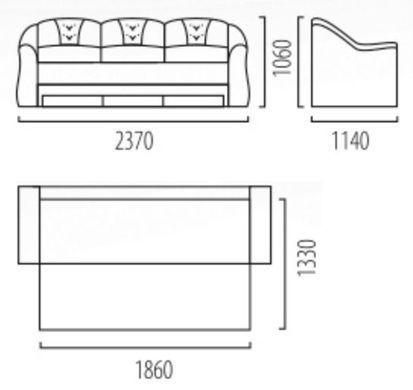 Диван Версаль Yudin 168x133 см Ткань 0-й категории &mdash; Morfey.ua
