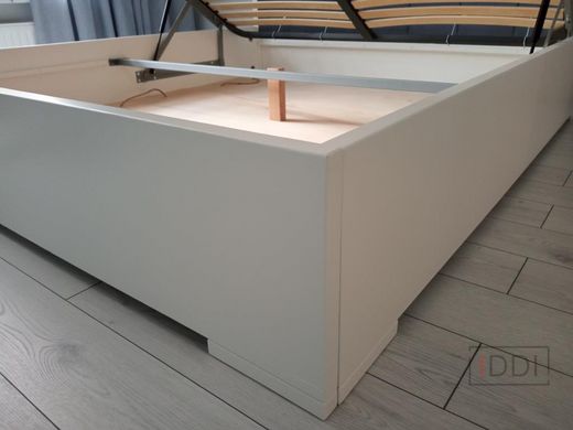 Полуторная кровать Woodsoft Porto с подъемным механизмом 120x190 см Бук под лаком — Morfey.ua