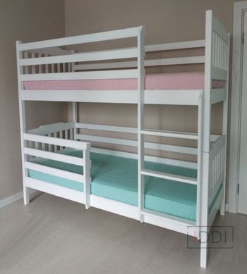 Кровать Ева двухъярусная с ящиками Venger (Венгер) 80x190 см Бук под лаком — Morfey.ua