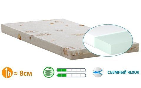 Матрац безпружинний MatroLuxe BAMBINO Bemby Light/Бембі Лайт 60x120 см &mdash; Morfey.ua