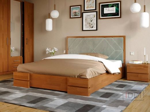 Двоспальне ліжко Арбор Древ Тифані сосна 160x190 см Вільха без підйомного механізму — Morfey.ua