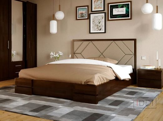 Двоспальне ліжко Арбор Древ Тифані сосна 160x190 см Вільха без підйомного механізму — Morfey.ua