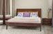 Полуторне ліжко Сіті Преміум з фільонкою без ізножья Олімп 120x190 см Горіх