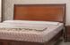 Полуторная кровать Сити Премиум с филенкой без изножья Олимп 120x190 см Орех