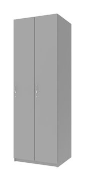 Раздевалка 2-х секционная Doros Серый 2 ДСП 60х52х180 (40515763) — Morfey.ua