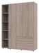 Комплект Doros Гелар з Этажеркою Дуб Сонома 3 ДСП 154.4х49.5х203.4 (42005042)