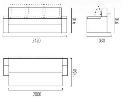 Диван Кантрі Yudin 200x145 см &mdash; Morfey.ua