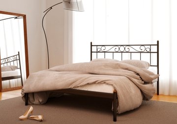 Полуторная кровать Метакам Эсмеральда-1 (Esmeralda-1) 120x190 см Белый — Morfey.ua