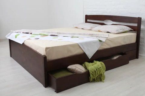 Кровать Каролина полуторная с ящиками МИКС-Мебель 120x200 см &mdash; Morfey.ua