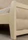 Полуторне ліжко Сіті Преміум (м'яка спинка) Олімп 120x190 см Горіх