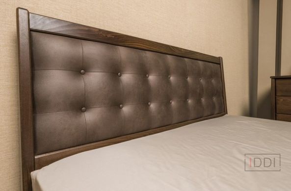 Полуторная кровать Сити Премиум (мягкая спинка) Олимп 120x190 см Орех — Morfey.ua